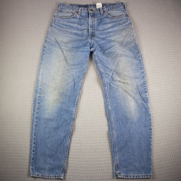 Levi's 550 Relaxed Fit Made In Canada Denim Jeans 38x32 - Picture 1 of 8